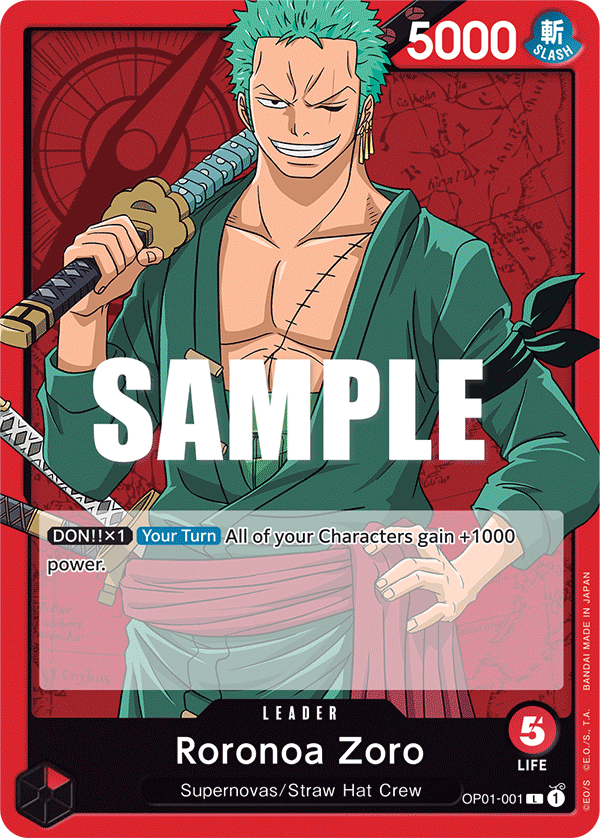 Romance Dawn representative card
