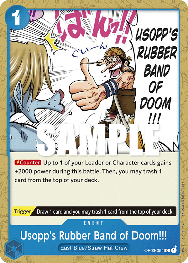 Usopp's Rubber Band of Doom!