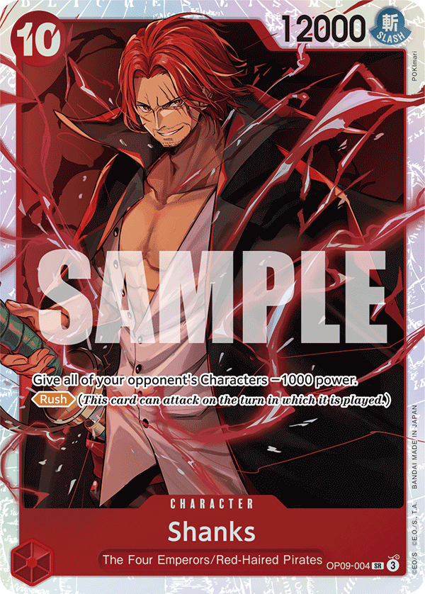 Shanks - OP09-004 (SP) (Silver)