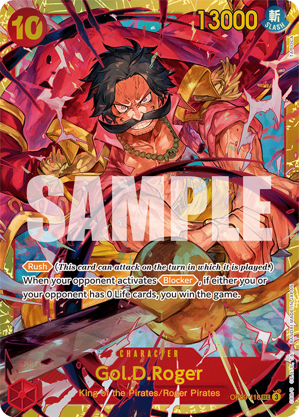 Gol.D.Roger - OP09-118 (SP) (Wanted Poster)